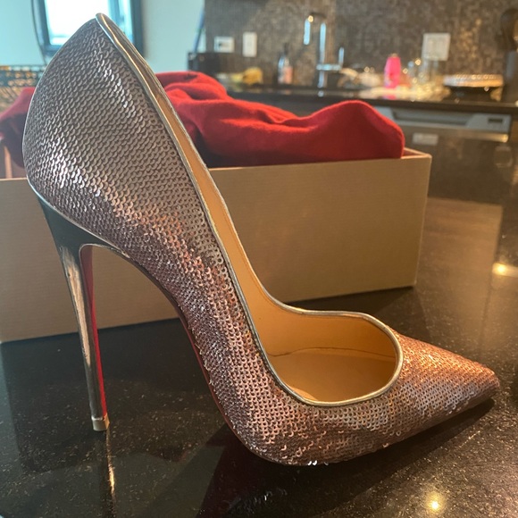 100% authentic Christian Louboutins. So kate 120 suede unicorn (sequence) - Picture 4 of 5